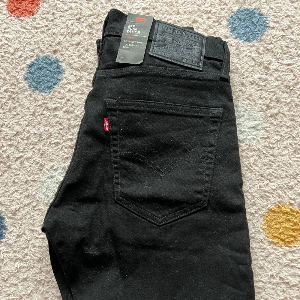 Levi’s Men's Black Slim Jeans - 31x30 - NWT
